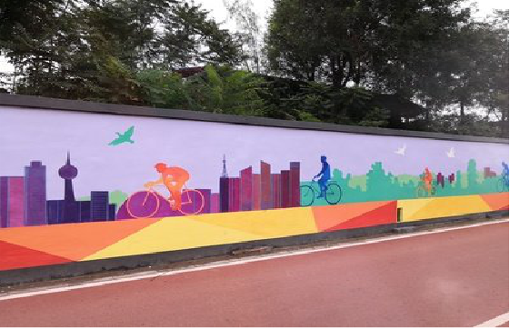 巩义墙体彩绘-围墙