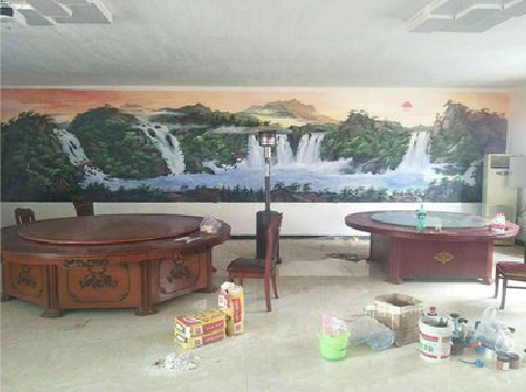 巩义墙绘-写实风景