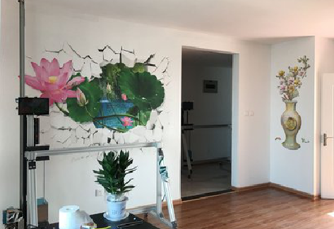 巩义墙体彩绘相比墙纸的优势。