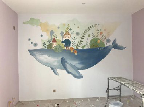 巩义手绘墙的特点及优势。